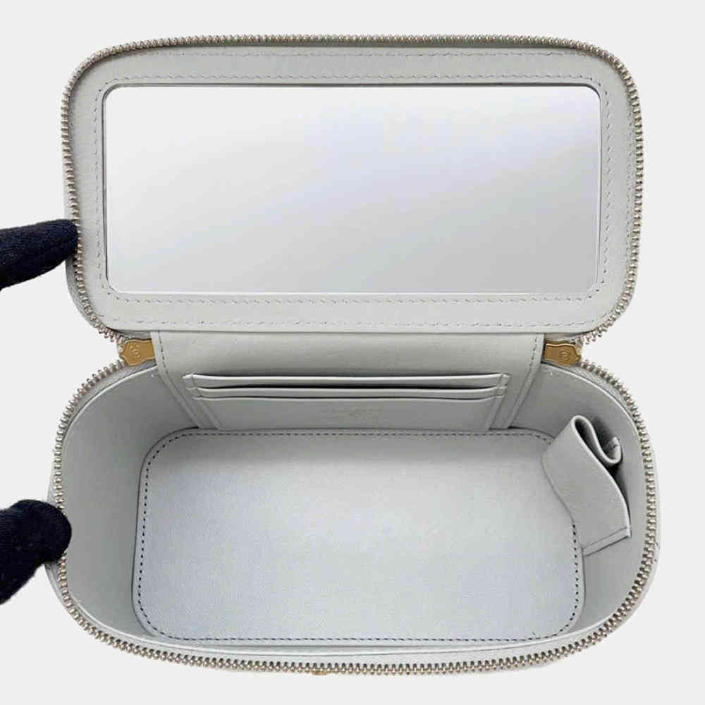 Chanel Vanity White Handbag-thumb-3