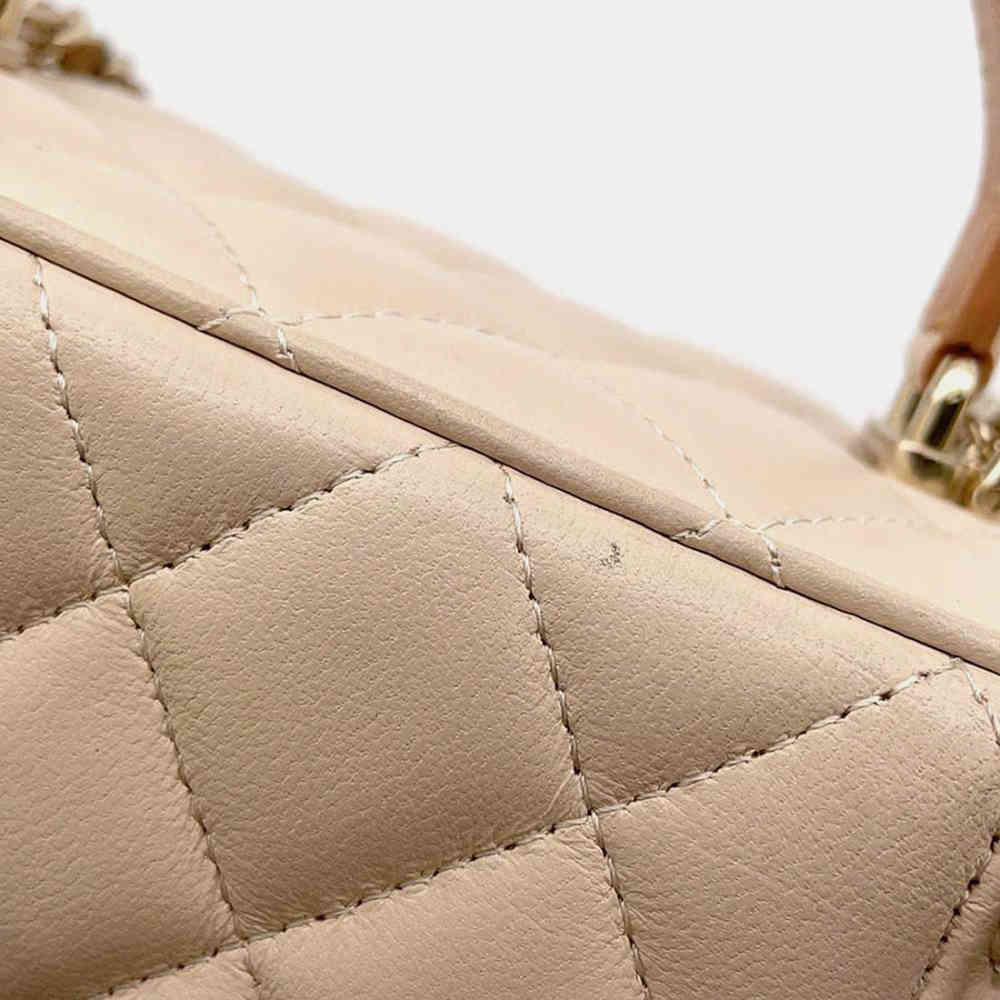 Chanel Vanity Beige Sling Handbag-5