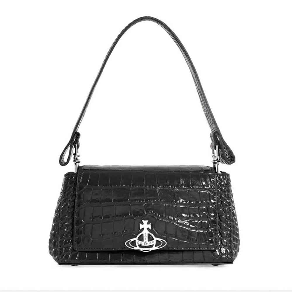 Black Vivienne Westwood Hazel Multicolor Shoulder Bag