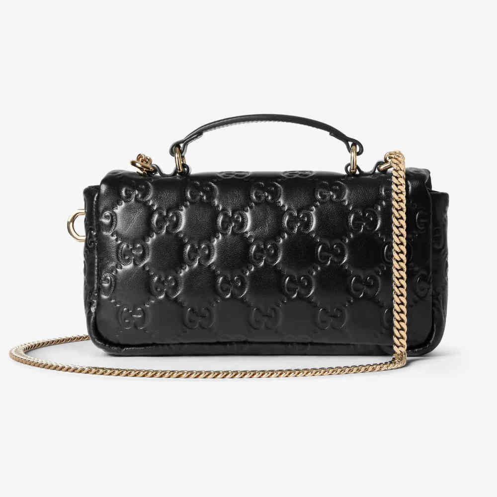 Gucci GG Milano Top Handle Black Sling Bag-1