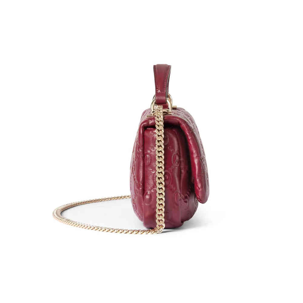 Gucci GG Milano Top Handle Red Sling Bag-3
