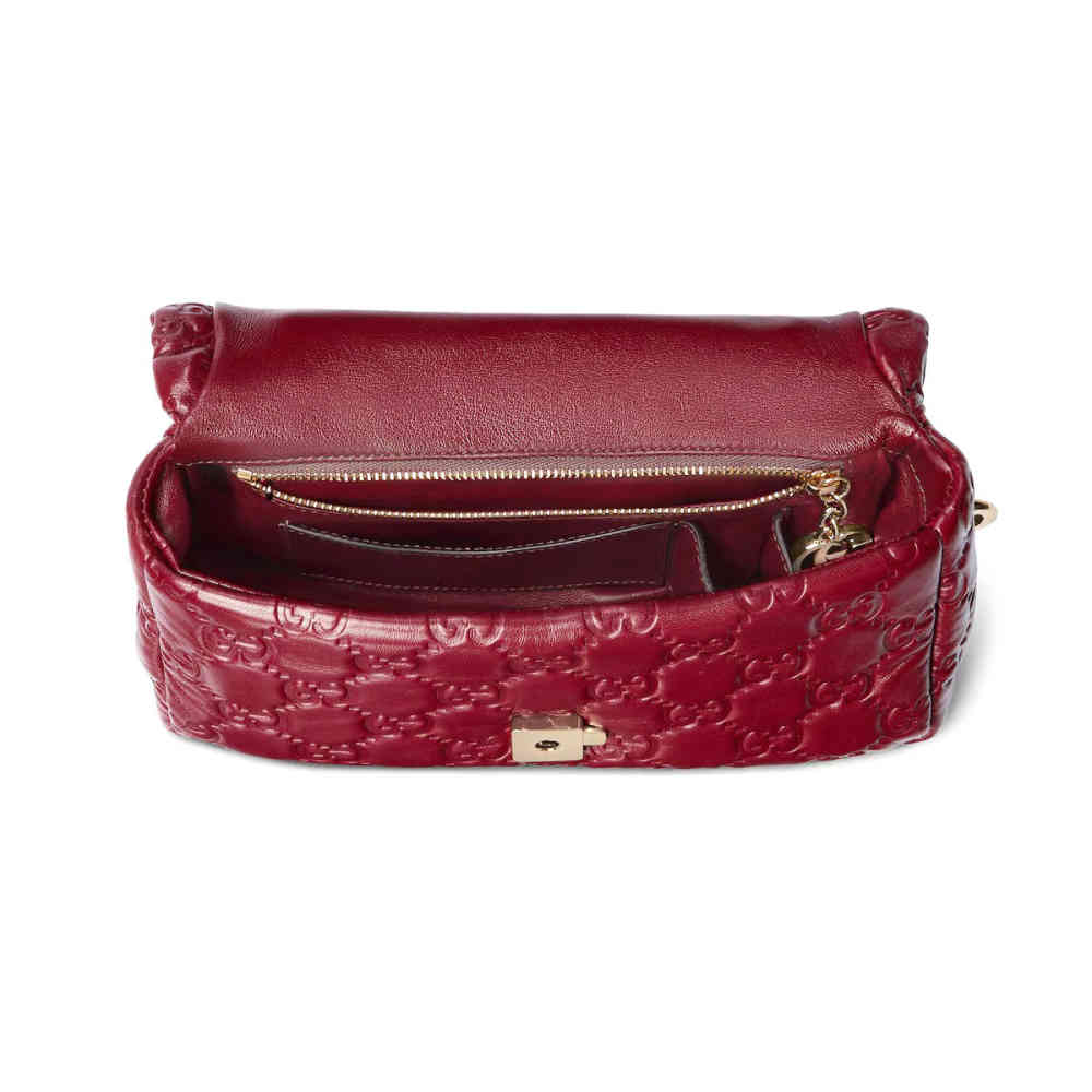 Gucci GG Milano Top Handle Red Sling Bag-4