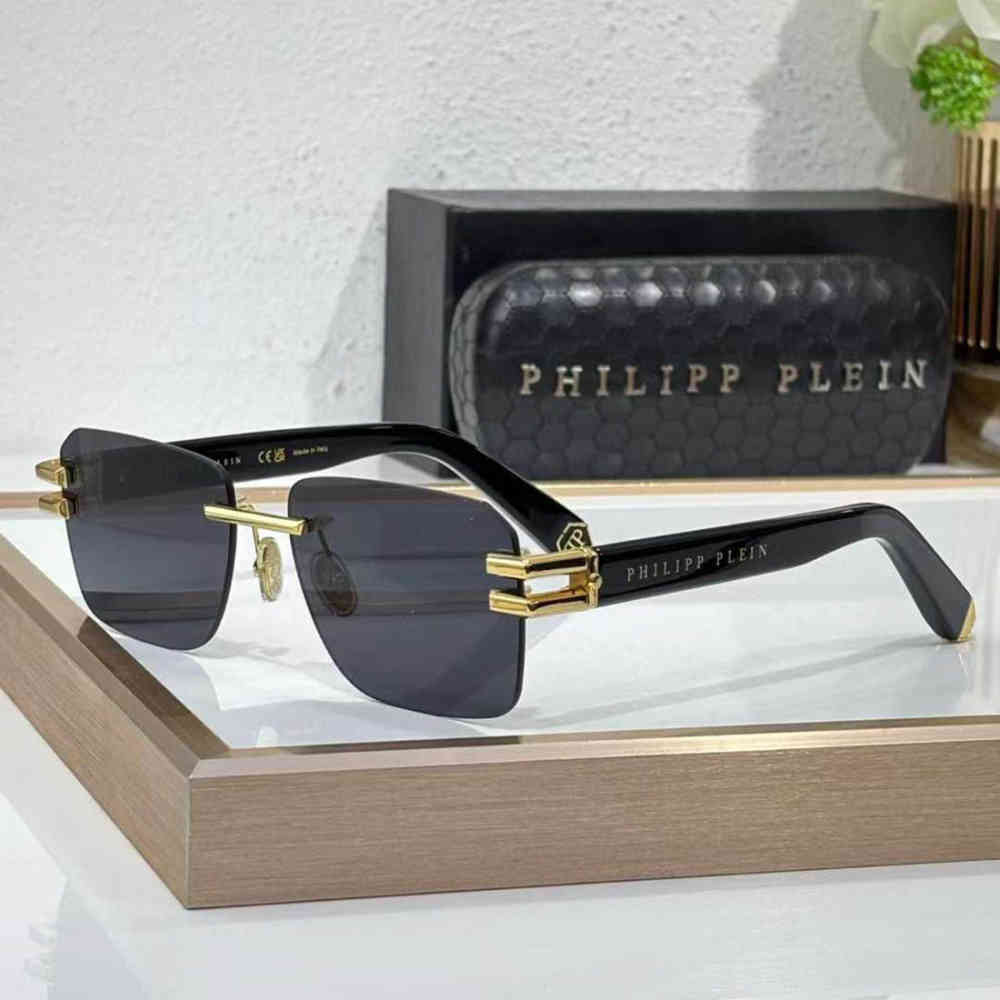 Black Philipp Plein Light Brown Luxury Sunglasses