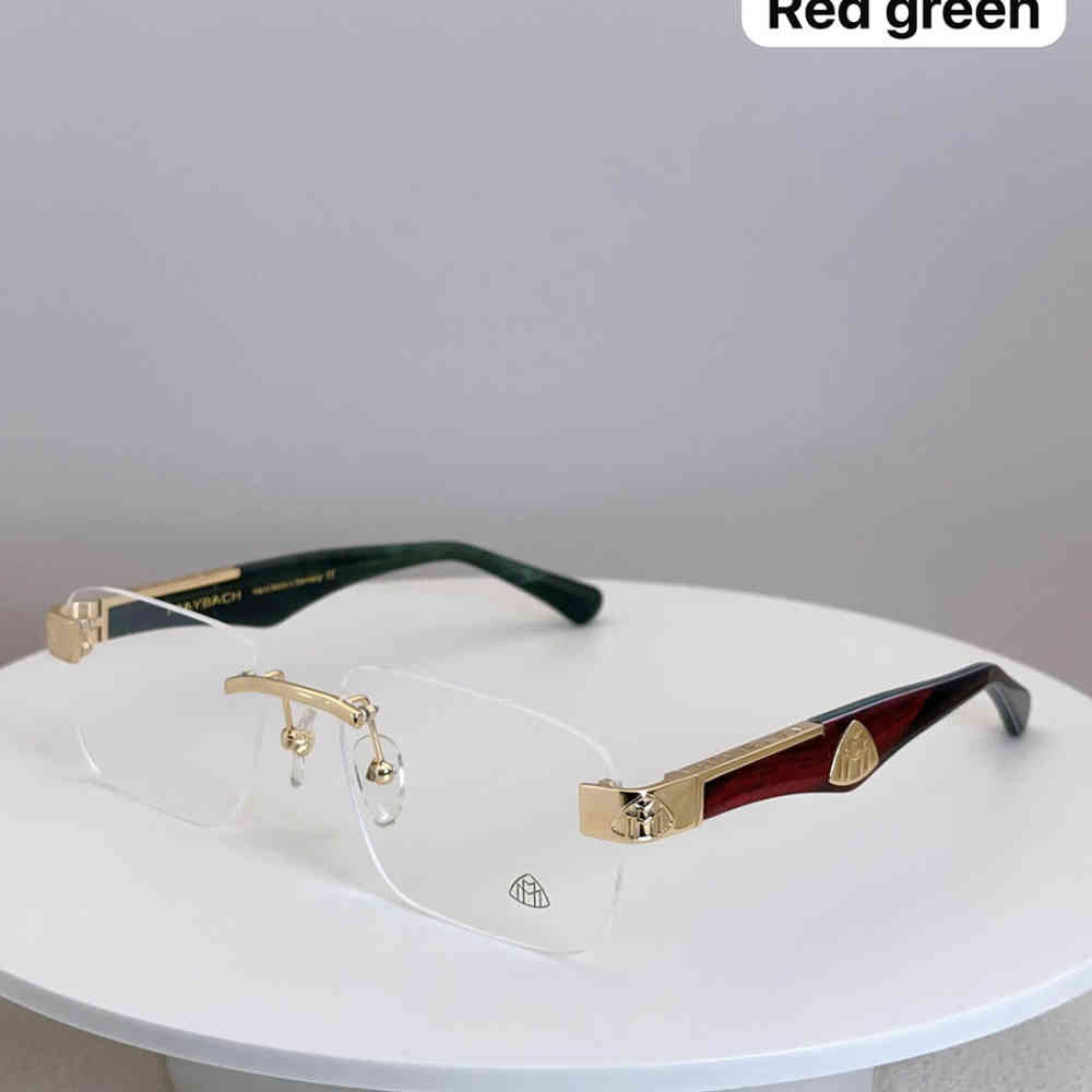 Red & Green Maybach Grey & Red Luxury Sunglasses