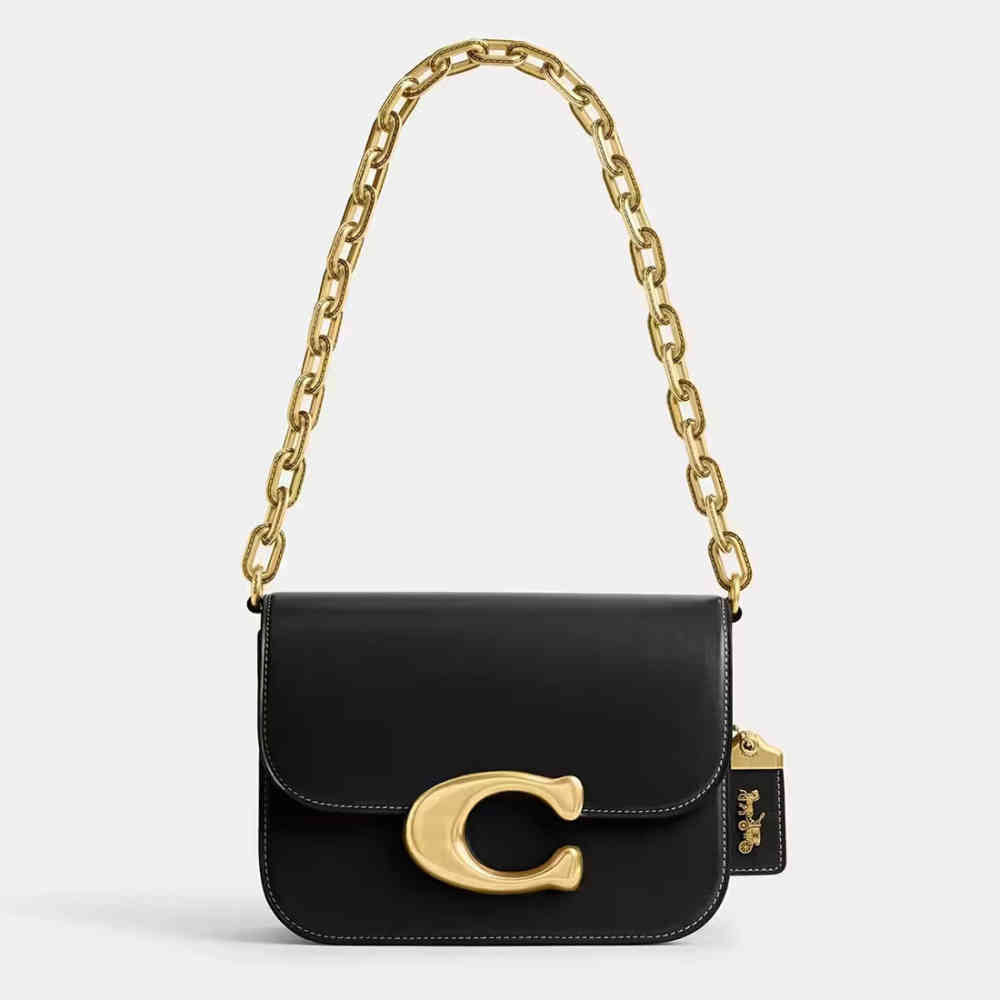 Black Coach Idol Signature Red Shoulder bag