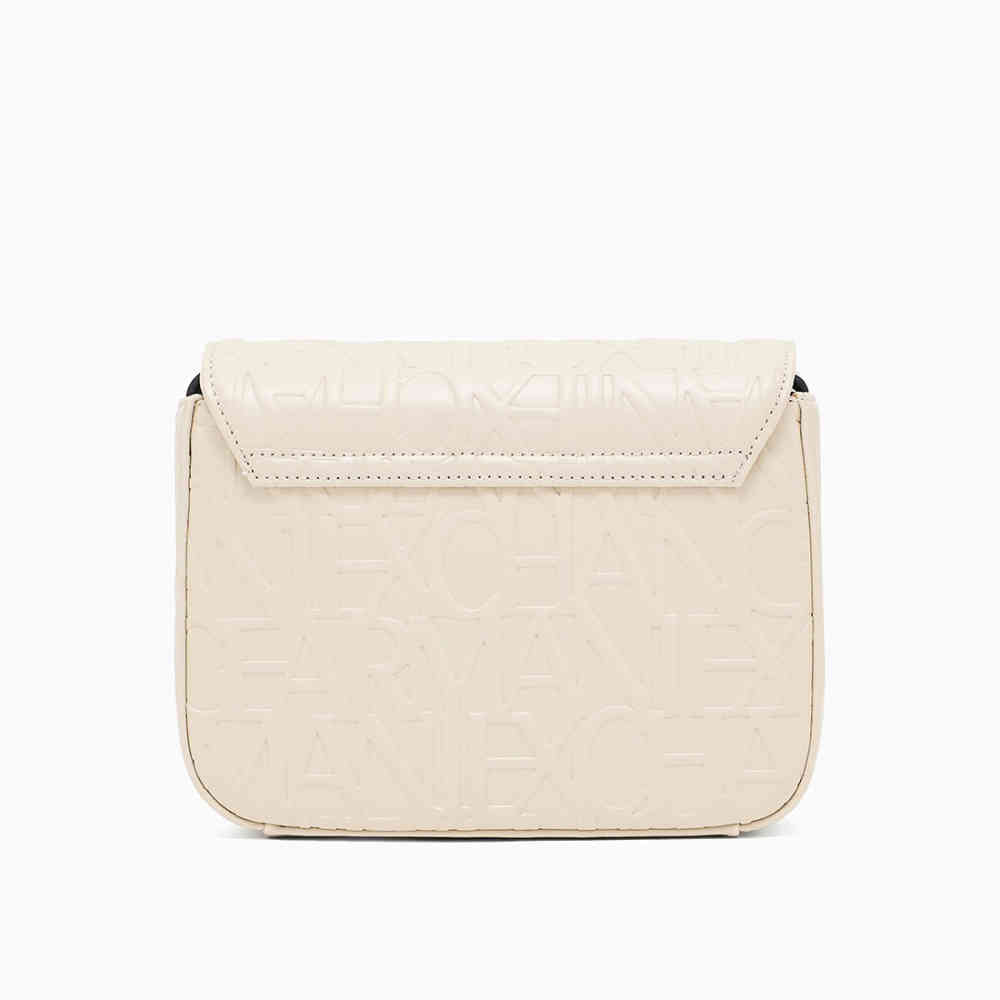 Armani Exchange Emboss Logo White Sling Bag-2