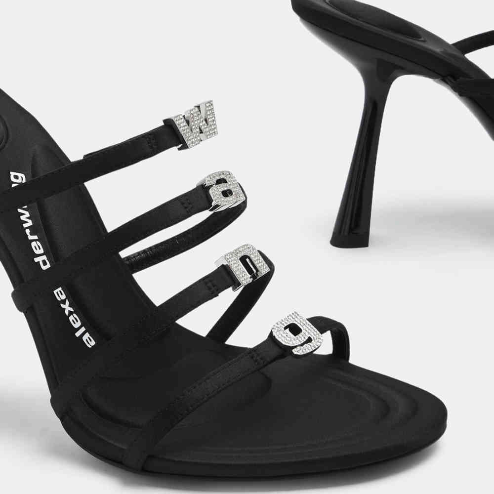 Alexander Wang Nala 105mm Logo-plaque Sandals-thumb-3