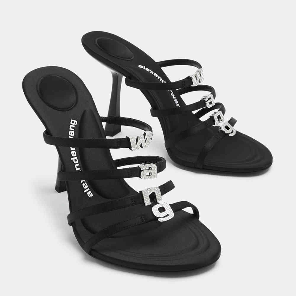 Alexander Wang Nala 105mm Logo-plaque Sandals-thumb-0