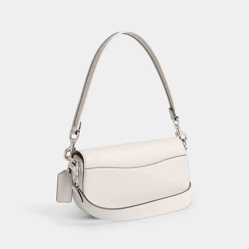 Coach Emmy White Shoulder Bag-thumb-1
