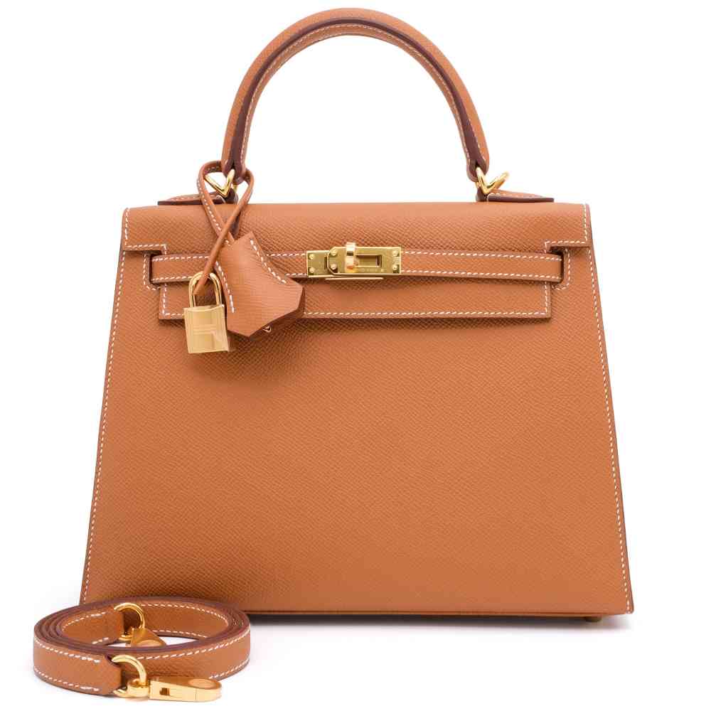 Brown Hermes Orange Premium Quality Bag