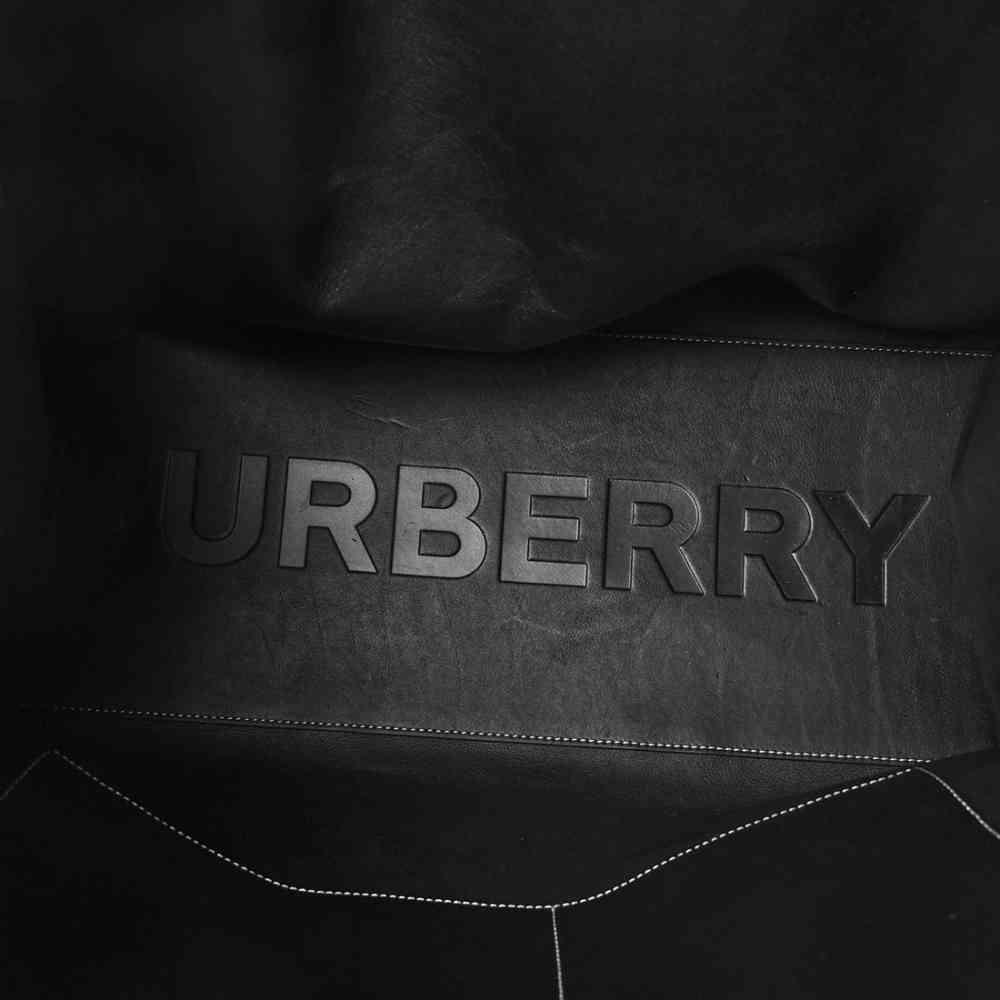 Burberry Denny Checked Brown Tote Bag-thumb-3