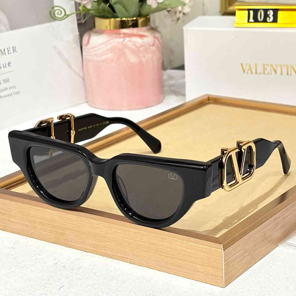 Black Valentino Brown Luxury Sunglasses