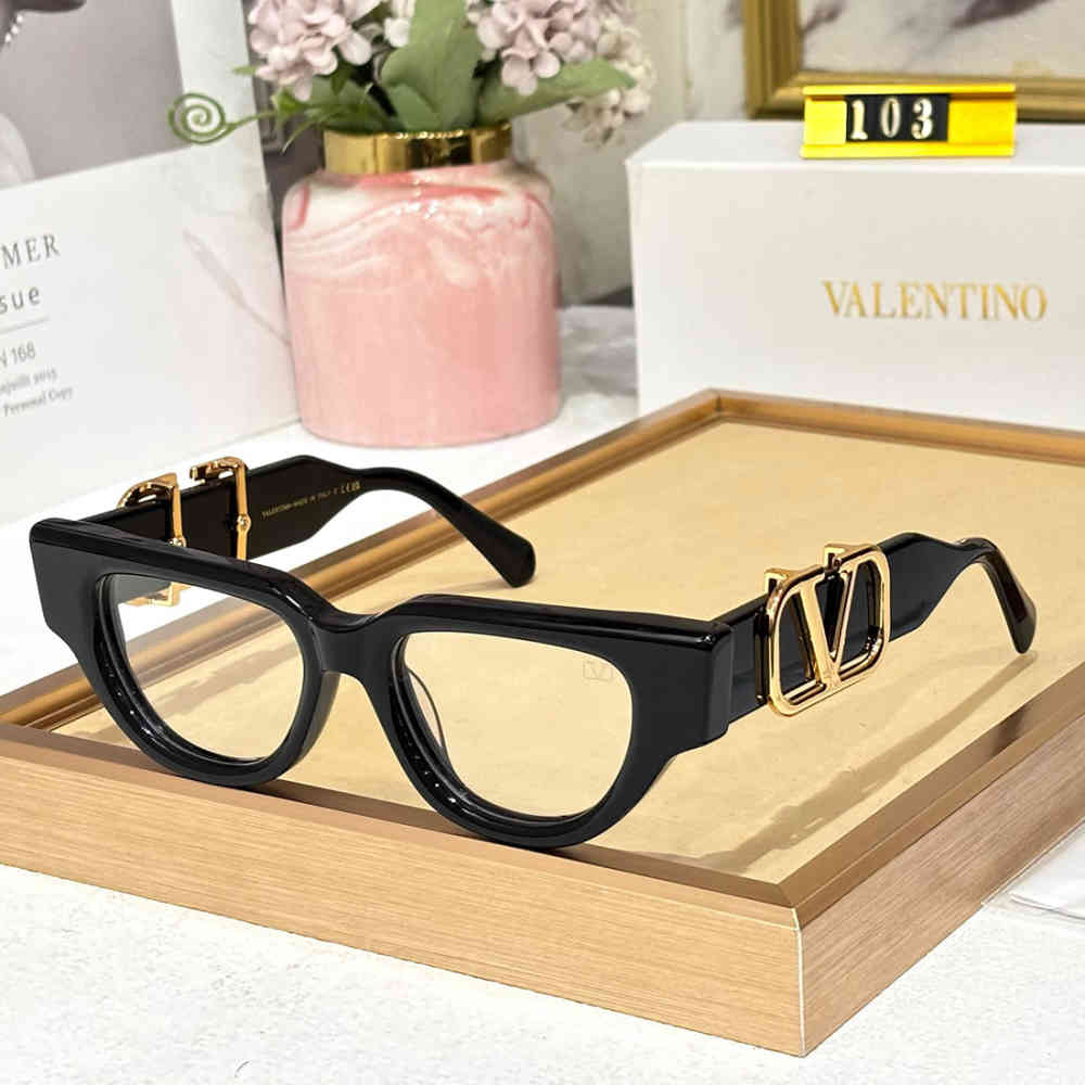 Black & White Valentino Brown Luxury Sunglasses