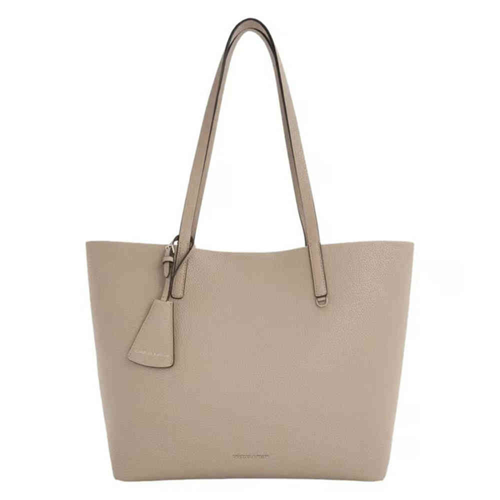 Beige Charles & Keith Beryl Small Black Tote Bag