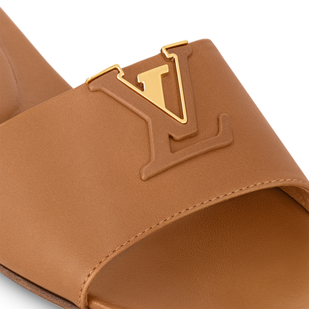 Louis Vuitton LV Mare Brown Flat Sandals-thumb-3