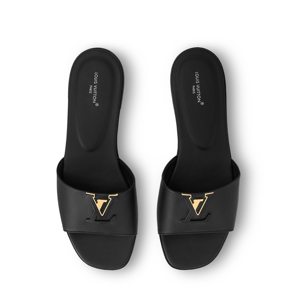 Louis Vuitton LV Mare Black Flat Sandals-2