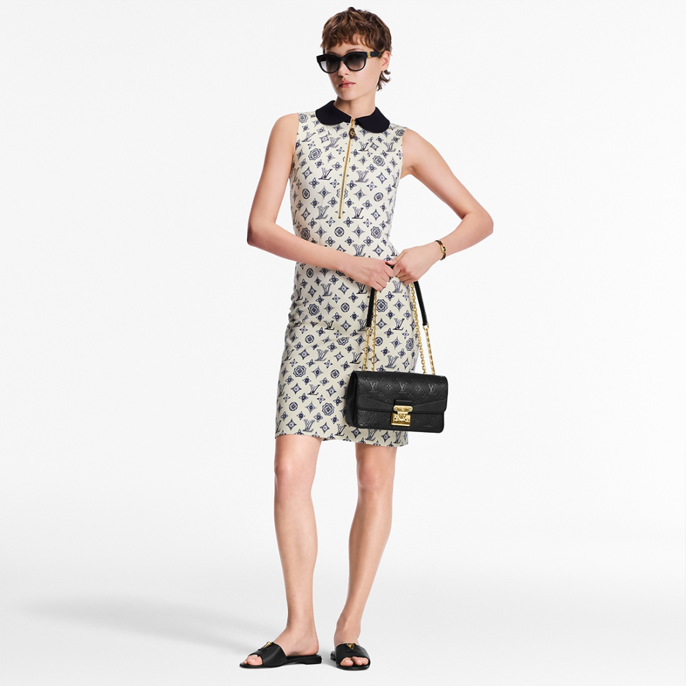 Louis Vuitton LV Mare Black Flat Sandals-5