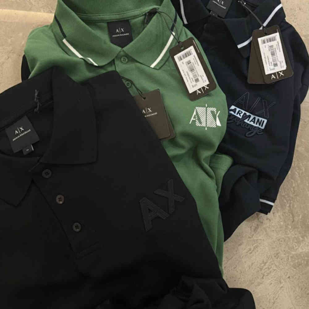 Armani Exchange Blue Premium Quality T-shirt-4