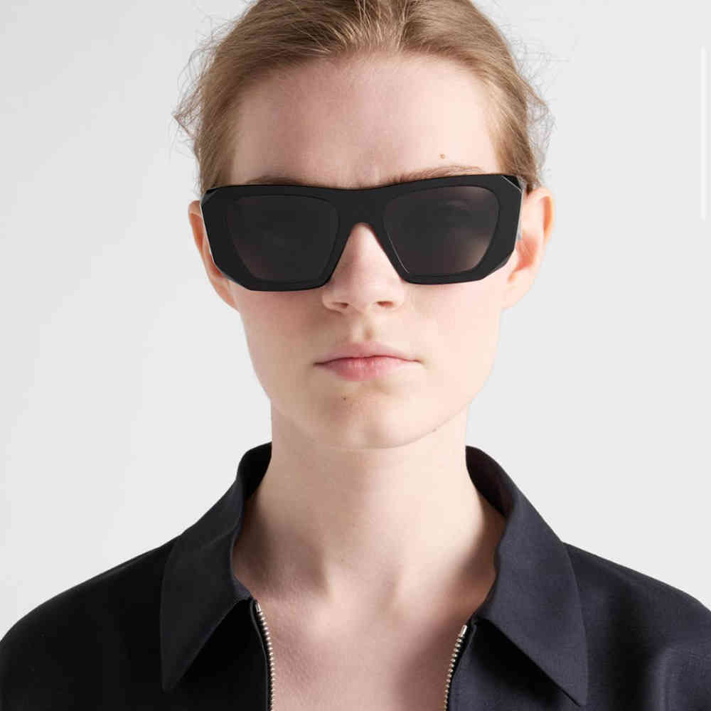 Prada 18W Black Luxury Women's Sunglasses-thumb-1