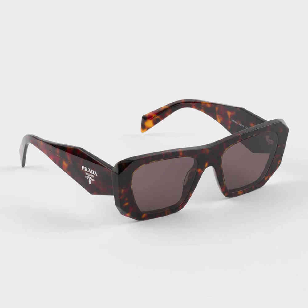 Brown Prada 18W Black Luxury Women's Sunglasses