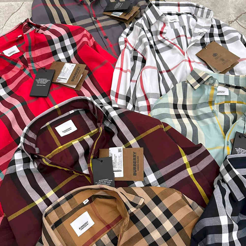 Burberry Checked Brown Premium Shirt-3