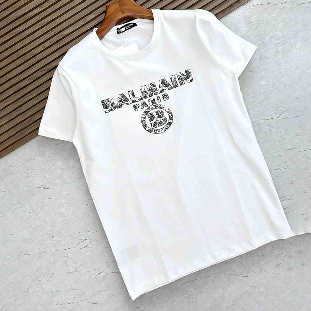 Balmain White Premium Quality T-shirt-2