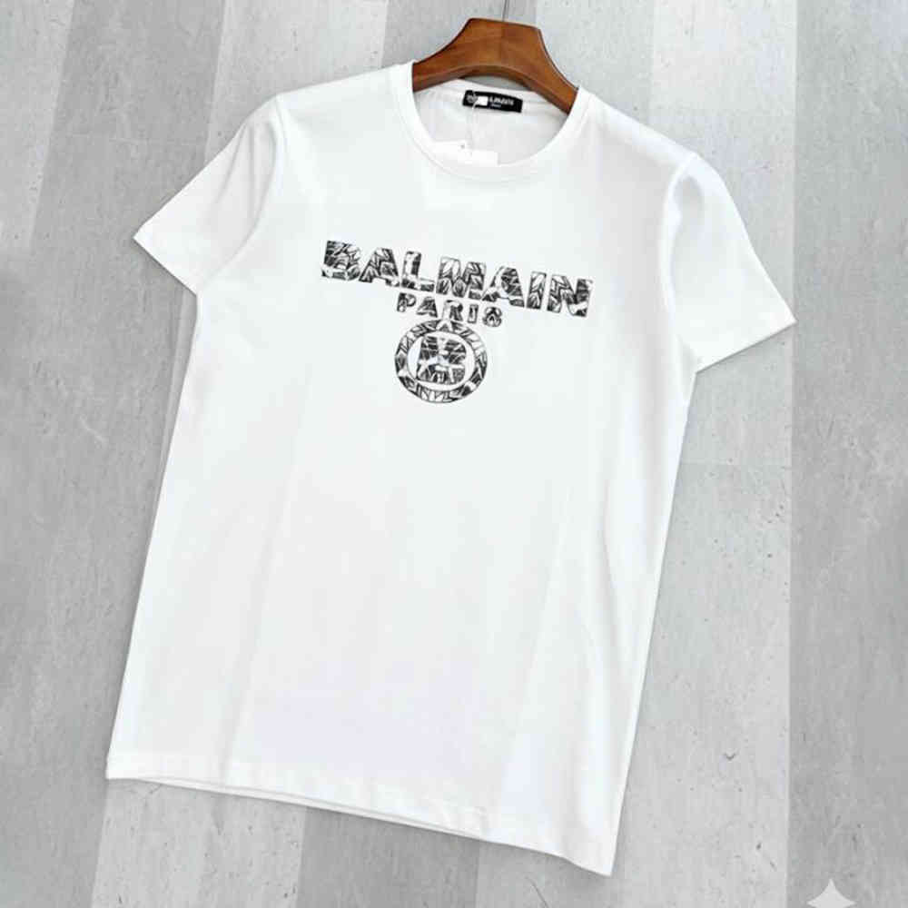 Balmain White Premium Quality T-shirt-1