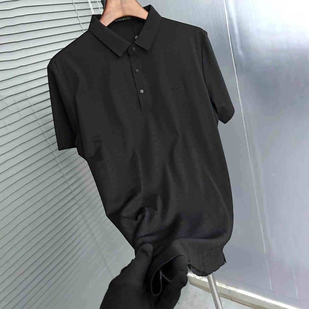 Emporio Armani Black Premium Quality Polo T-shirt-5