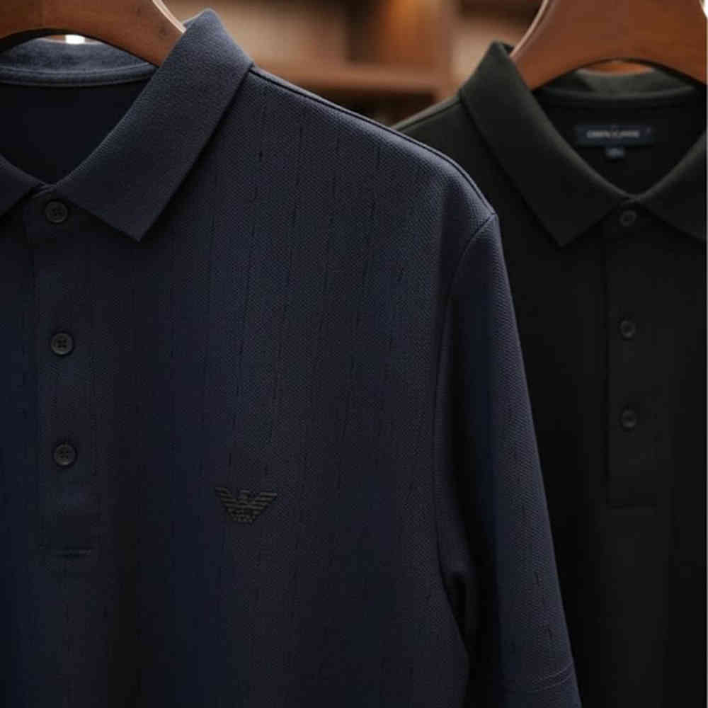 Emporio Armani Blue Premium Quality Polo T-shirt-5