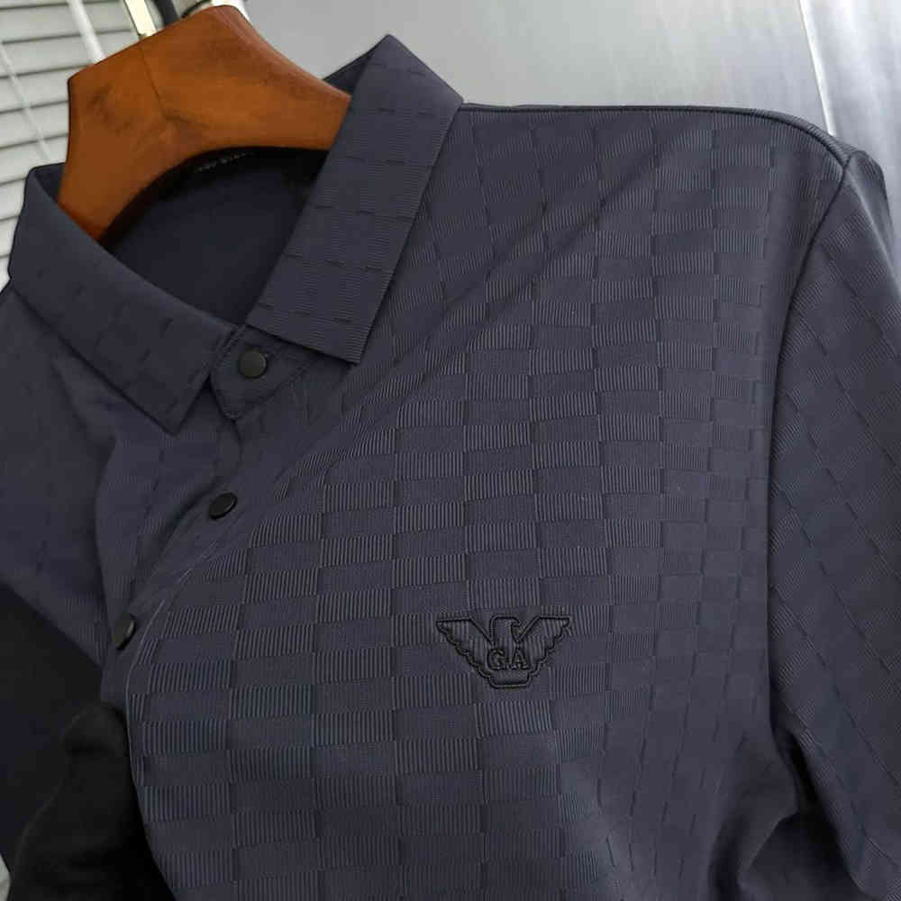 Emporio Armani Blue Premium Quality Polo T-shirt-3