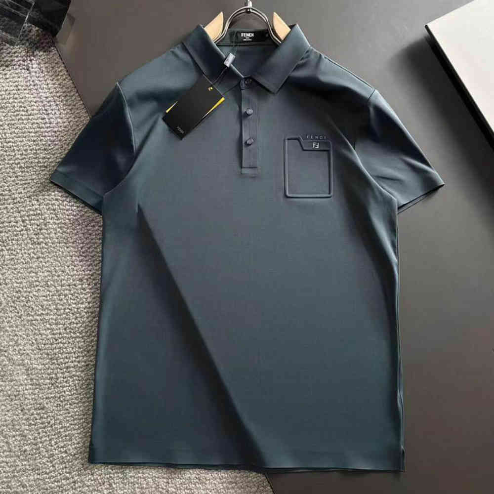Blue Fendi Black Premium Quality T-shirt