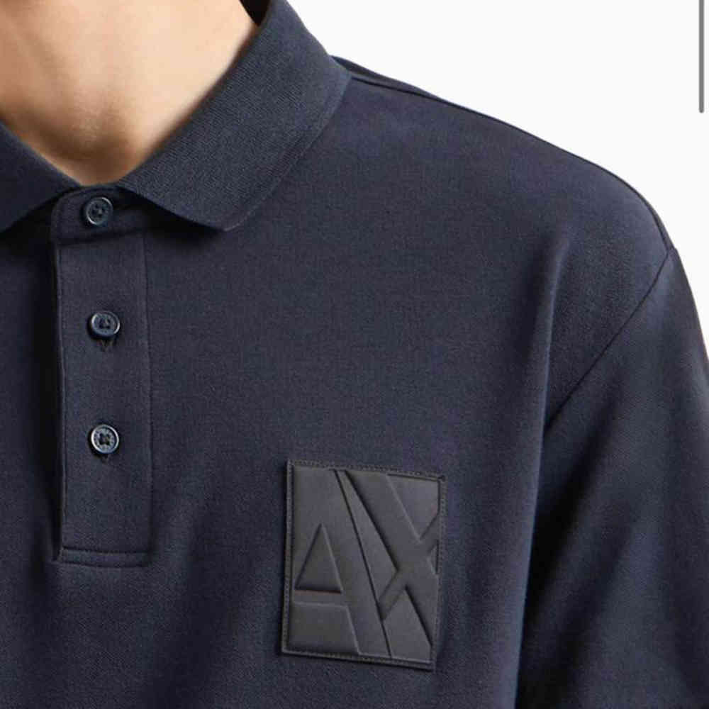 Armani Exchange Blue Premium Quality T-shirt-3