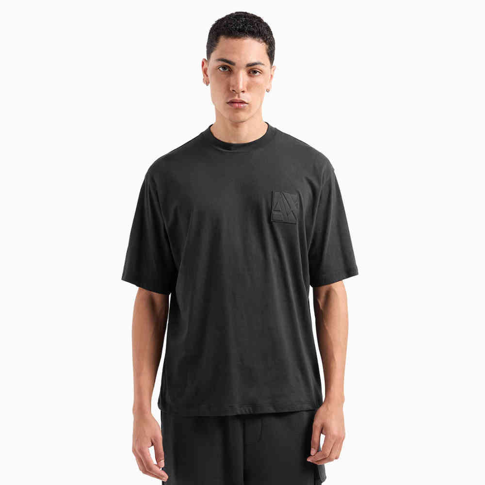 Black Armani Exchange Blue Premium Quality T-shirt