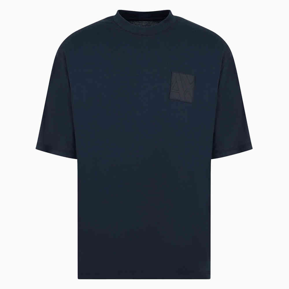 Armani Exchange Blue Premium Quality T-shirt-4
