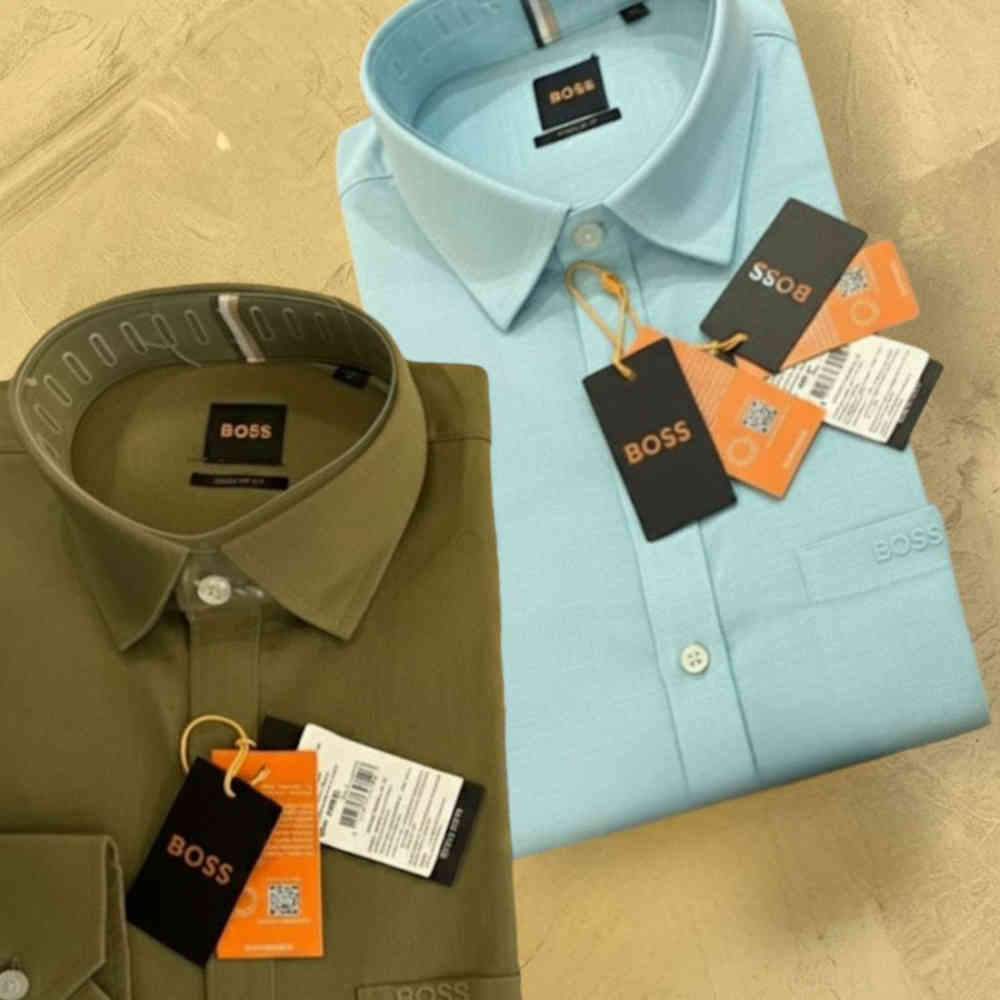 Hugo Boss Light Blue Premium Quality Shirt-3