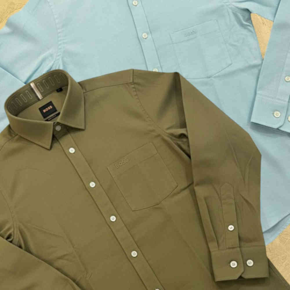 Hugo Boss Light Blue Premium Quality Shirt-2