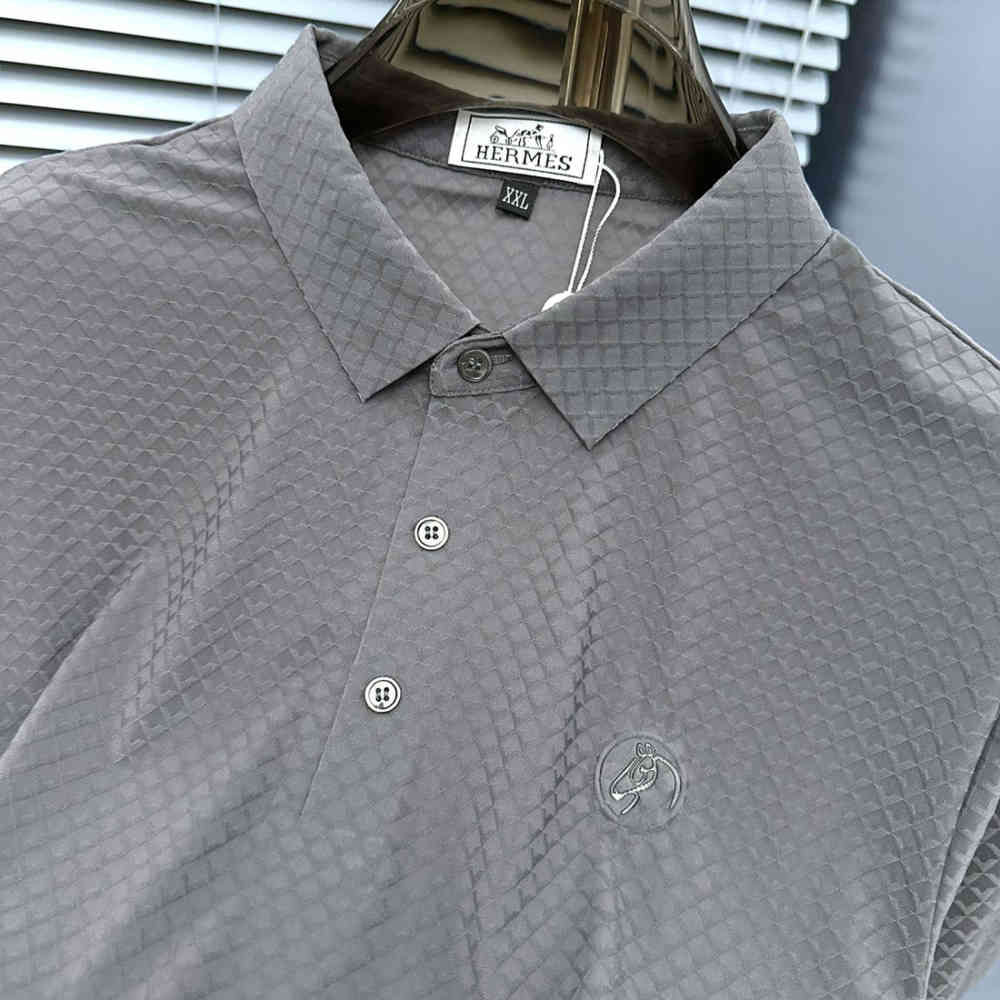 Hermes Grey Premium Quality T-shirt-thumb-2