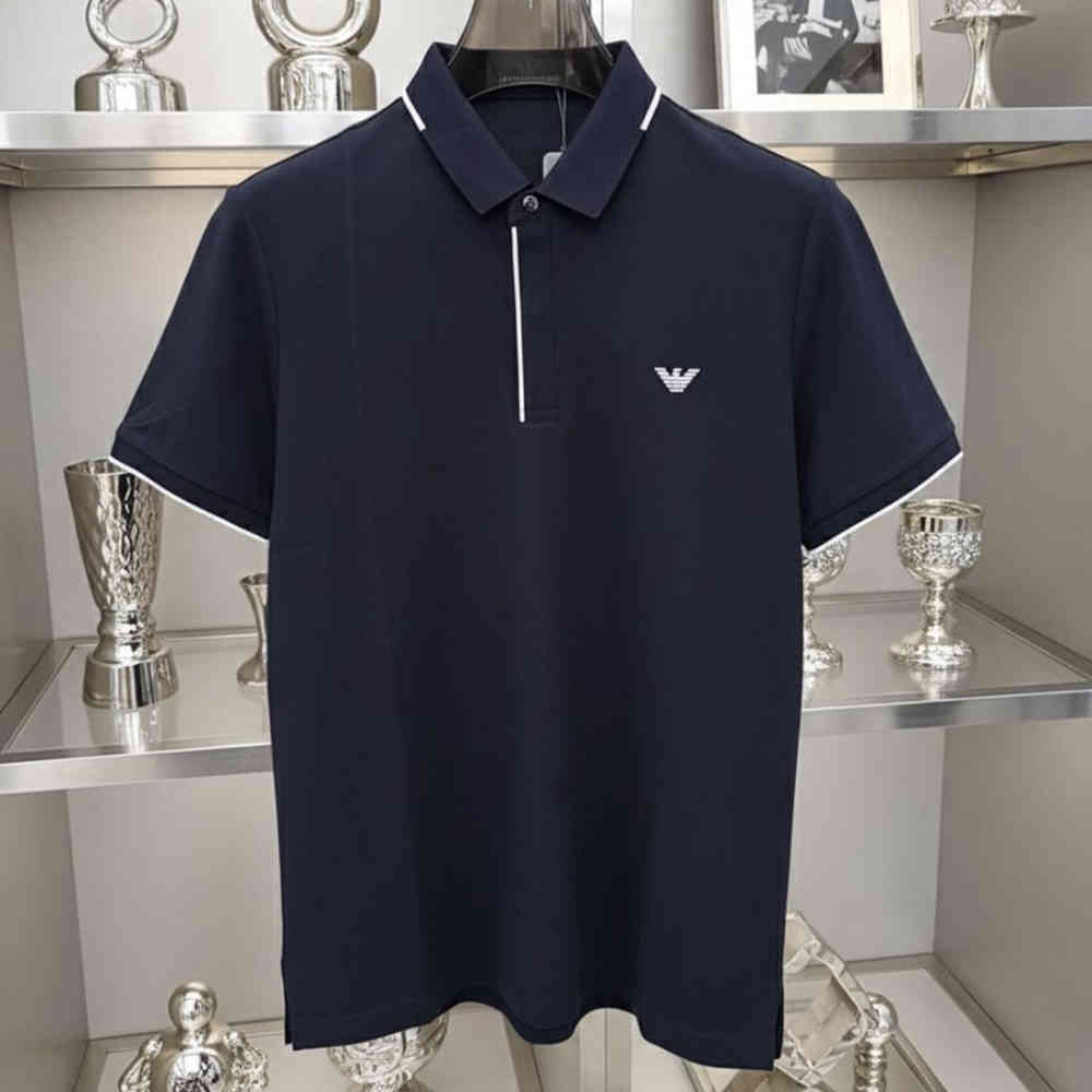Blue Giorgio Armani Black Premium Quality T-shirt