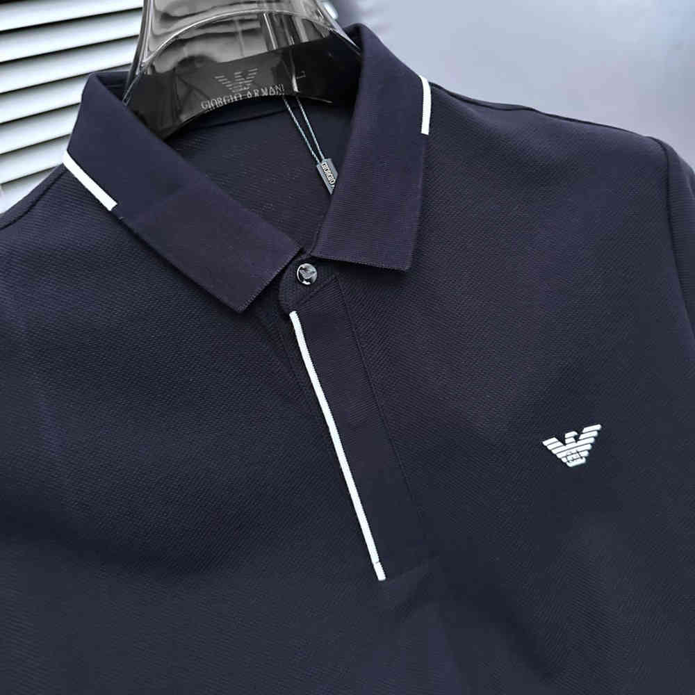 Giorgio Armani Blue Premium Quality T-shirt-thumb-2