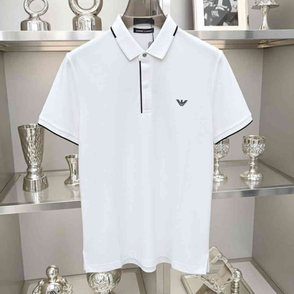 White Giorgio Armani Black Premium Quality T-shirt