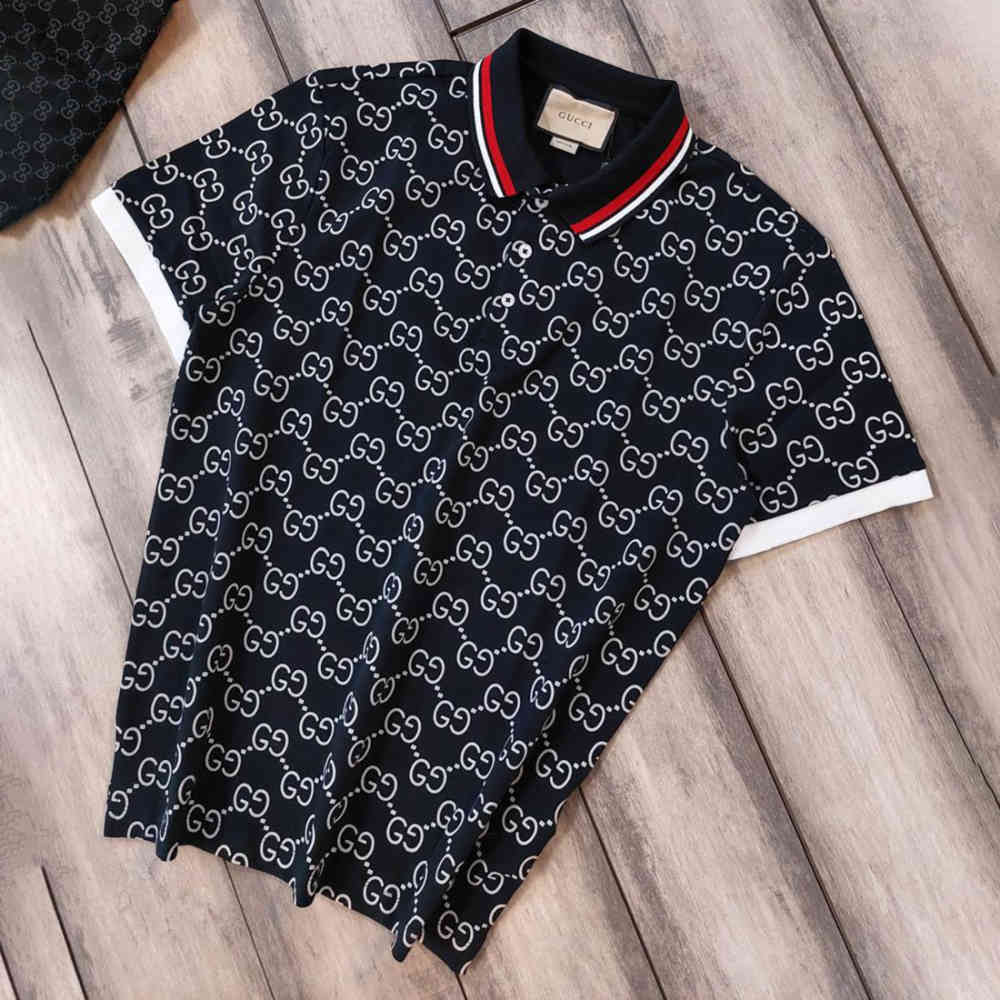 Gucci Blue Premium Quality T-shirt-thumb-1