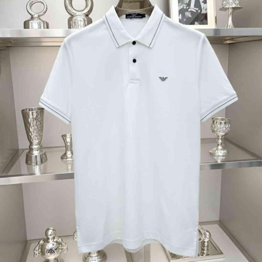 White Giorgio Armani Black Premium Quality T-shirt