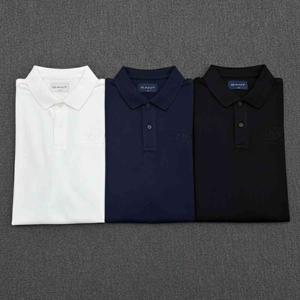 Gant White Premium Quality T-shirt-thumb-3
