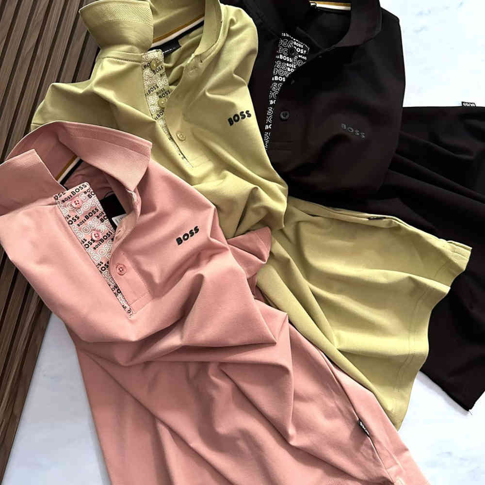 Hugo Boss Pink Premium Quality T-shirt-6