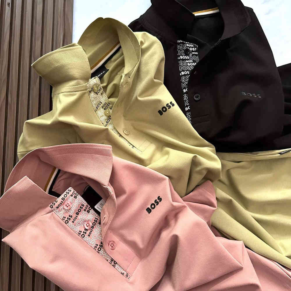 Hugo Boss Pink Premium Quality T-shirt-4