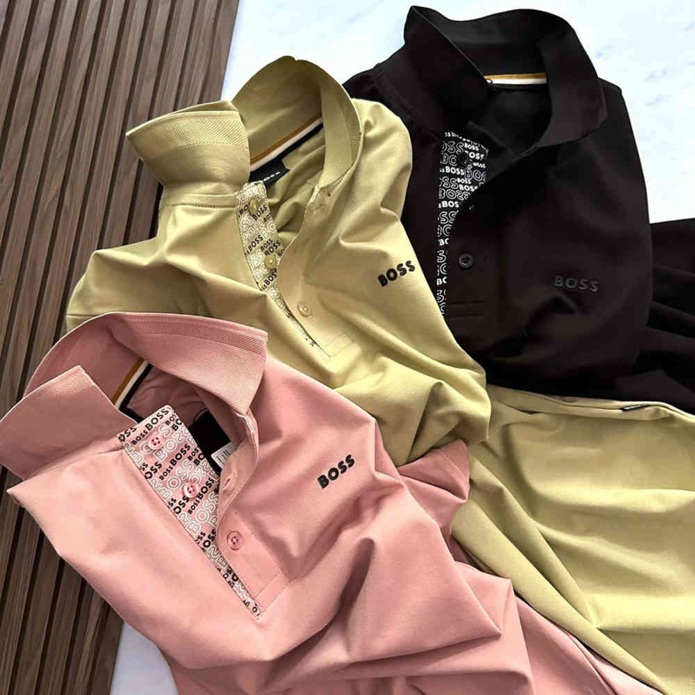 Hugo Boss Pink Premium Quality T-shirt-5