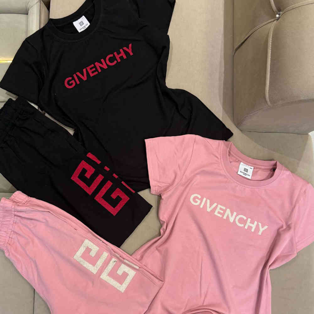 Givenchy Black Premium Co-ord Set-3
