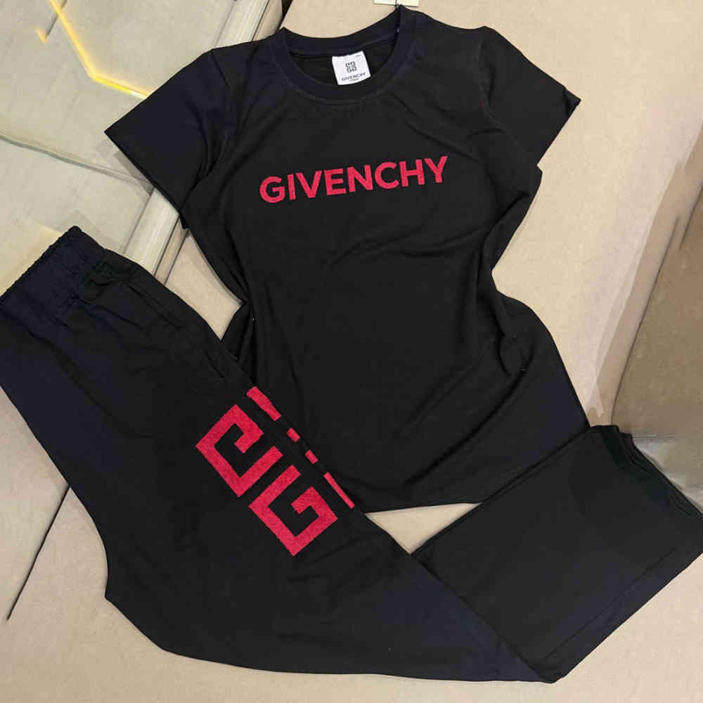 Givenchy Black Premium Co-ord Set-1