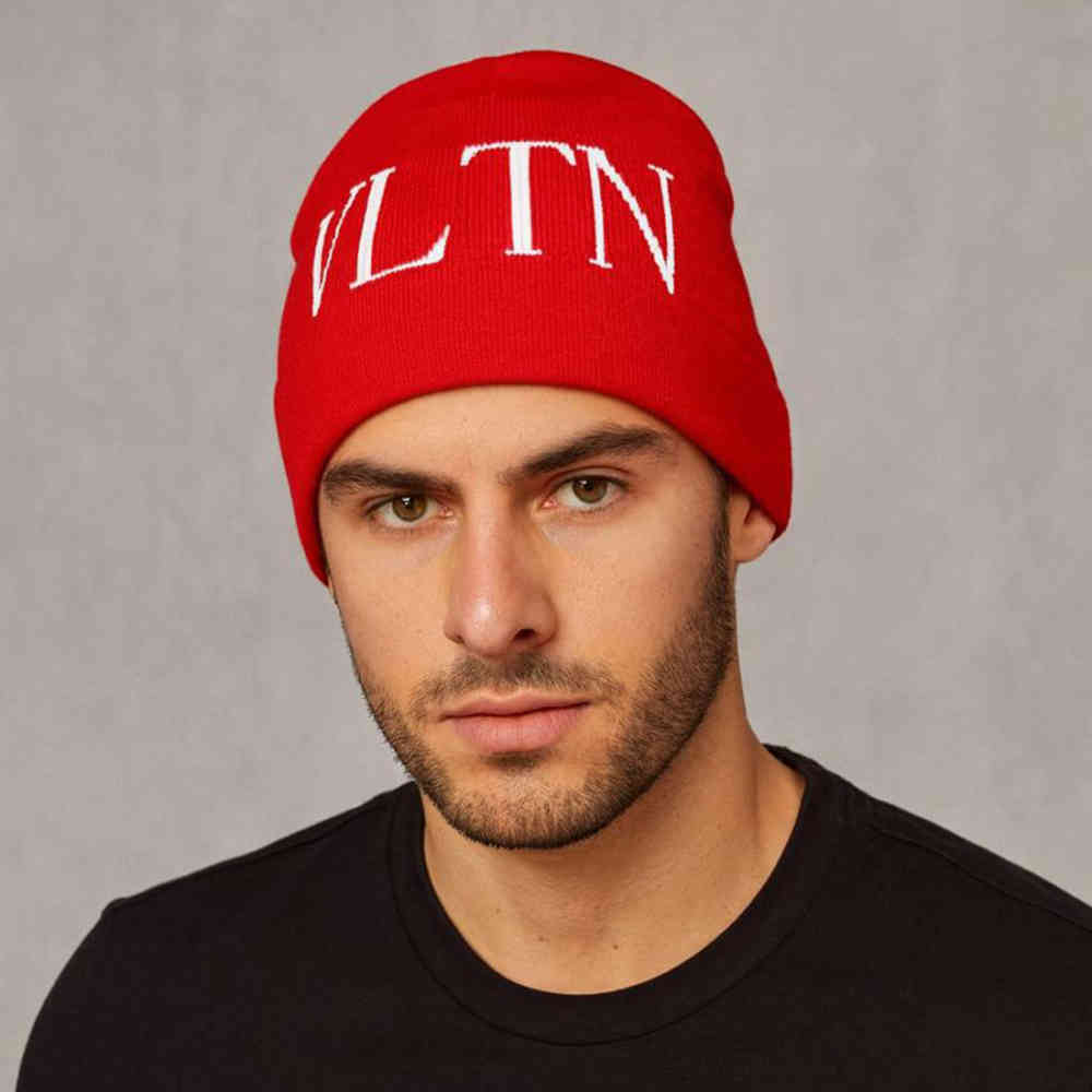 Red Valentino Grey Cashmere Beanie