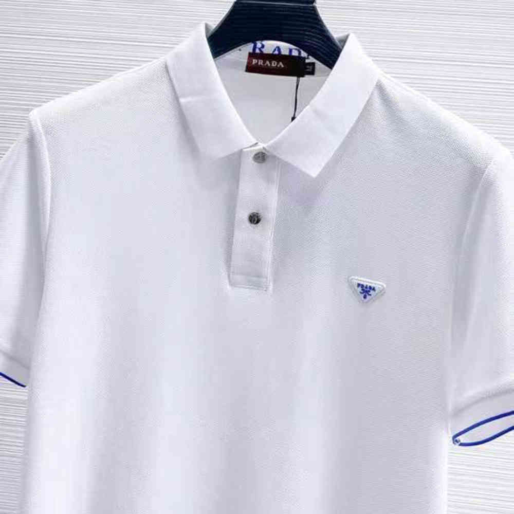 Prada White Premium Quality T-shirt-thumb-2